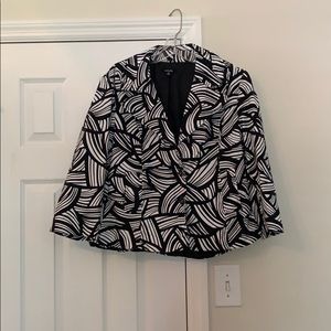 Rafaella Jackets & Coats - Black and white summertime blazer Rafaella Jackets & Coats - Black and white summertime blazer